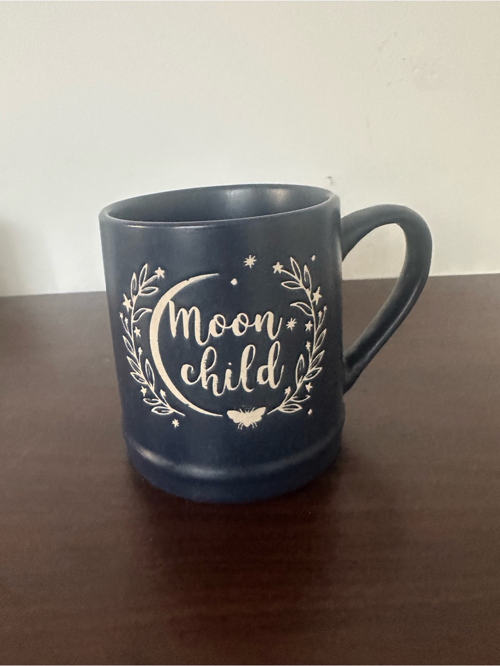 Moon Child Navy Ceramic Coffee Mug